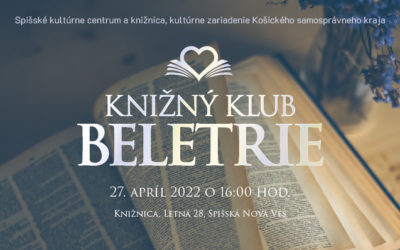 Knižný klub beletrie – 27. 4. 2022