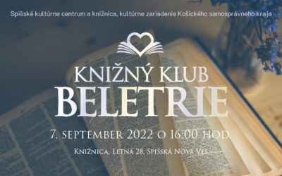 Knižný klub beletrie – 7. 9. 2022