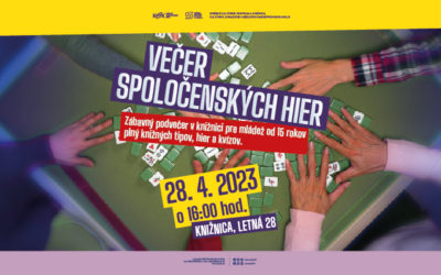 Večer spoločenských hier – 28. 4. 2023