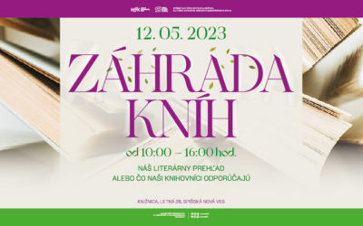 Záhrada kníh – 12. 05. 2023