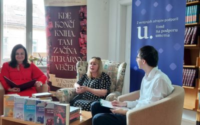 „Kde končí kniha, tam začína literárny večer“ / Katarína Gillerová 7. 6. 2023
