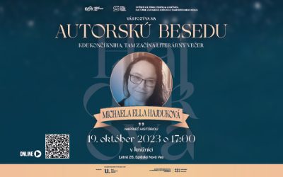 „Kde končí kniha, tam začína literárny večer“ / Michaela Ella Hajduková – 19. 10. 2023
