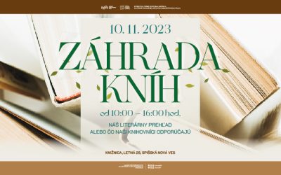 Záhrada kníh – 10. 11. 2023