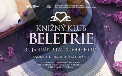 Knižný klub beletrie – 31. 1 . 2024