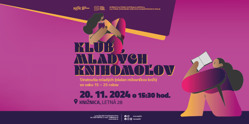 Klub mladých knihomoľov – 20. 11. 2024