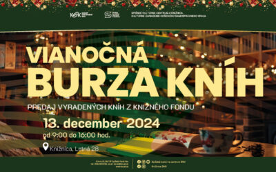 Vianočná burza kníh – 13. 12. 2024
