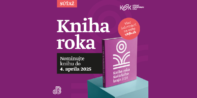 Štartuje súťaž o cenu Kniha roka Košického kraja 2024