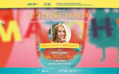 „Kde končí kniha, tam začína literárny večer“ / Petra Nagyová Džerengová – 5. 6. 2025