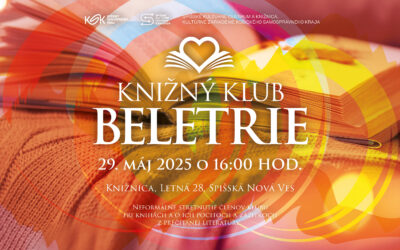 Knižný klub beletrie – 29. 5. 2025