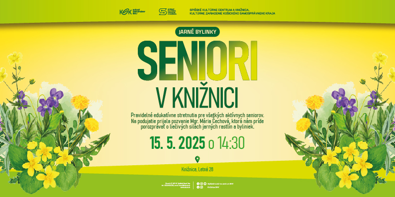 Seniori v knižnici  – 15. 5. 2025
