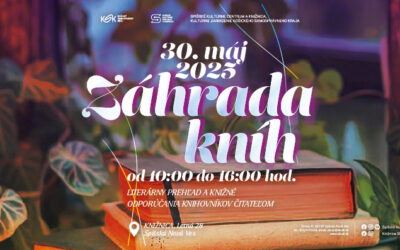 Záhrada kníh – 30. 5. 2025