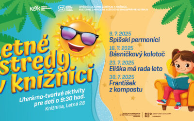 Letné stredy v Knižnici  – 9. 7. 2025