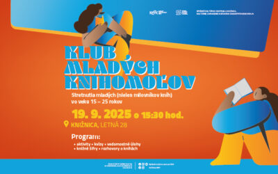 Klub mladých knihomoľov – 19. 9. 2025