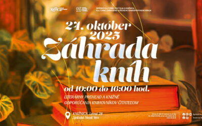 Záhrada kníh – 26. 9. 2025