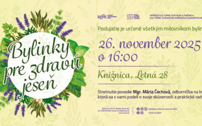 Bylinky pre zdravú jeseň – 26. 11. 2025