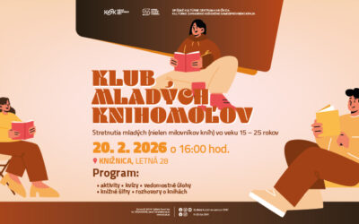 Klub mladých knihomoľov – 20. 2. 2026