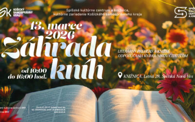 Záhrada kníh – 13. 3. 2026