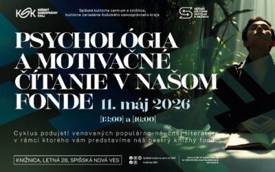 Psychológia a motivačné čítanie v našom fonde – 11. 5. 2026