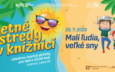 Letné stredy v knižnici – 29. 7. 2026