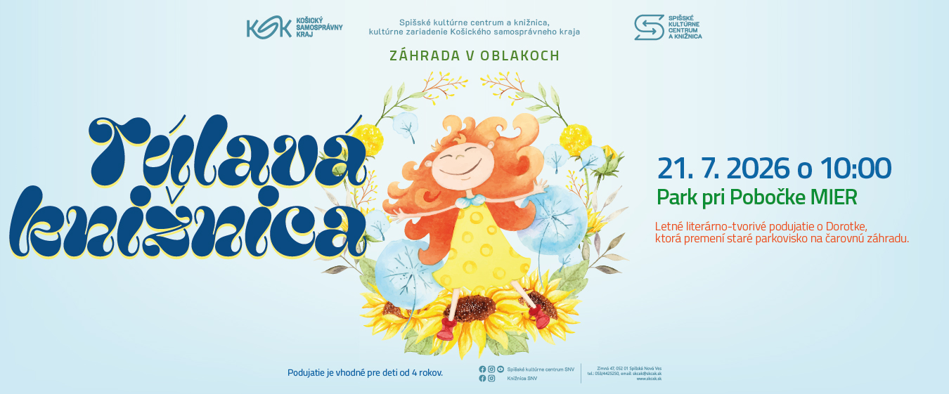TÚLAVÁ KNIŽNICA 21.7.2026 BANNERY_Web SKCaK 1350x561px