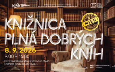 Knižnica plná dobrých kníh – 8. 9. 2026