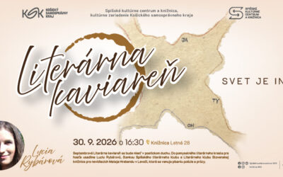 Literárna kaviareň – 30. 9. 2026