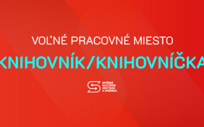 Voľné pracovné miesto Knihovník/Knihovníčka