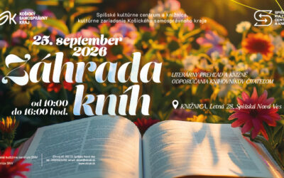 Záhrada kníh – 25. 9. 2026