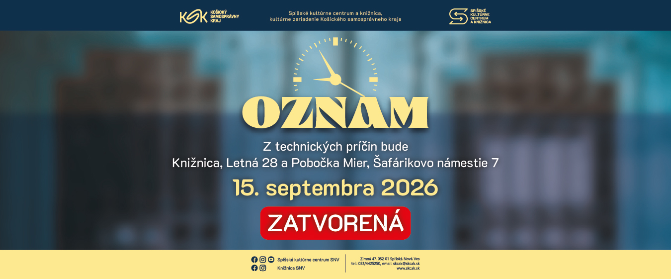 Zatvorená knižnica 15.9.2026 BANNERY_Web SKCaK 1350x561px