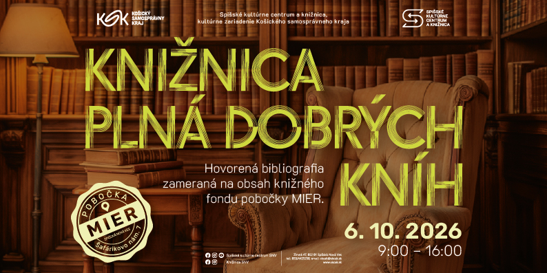 Knižnica plná dobrých kníh – 6. 10. 2026