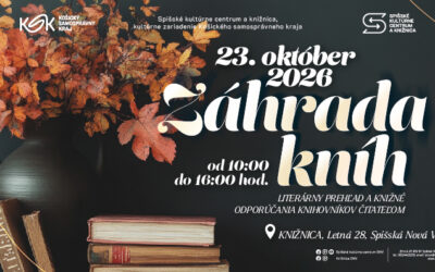 Záhrada kníh – 23. 10. 2026